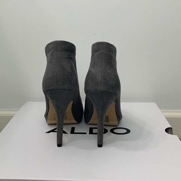 APT.9 Suede Heeled Ankle Boot - Picture 4 of 5